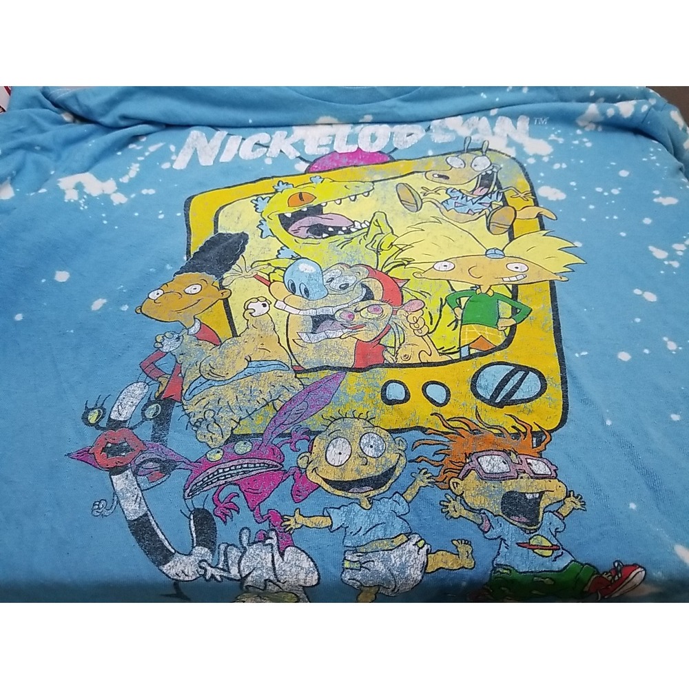 Viacom 2017‎ Nickelodeon Mens Short Sleeve Crew Neck Rugrats Arnold XL Shirt
